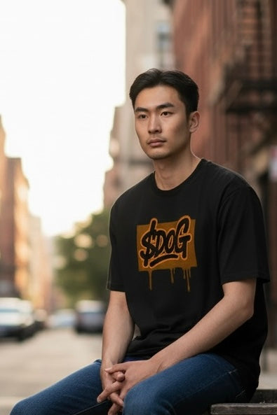 $DOG Drip Block Tee