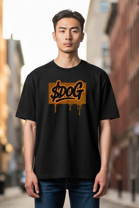 $DOG Drip Block Tee